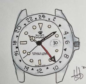 Fake X Explorer GMT — concept sketch by the Fake X R&D division